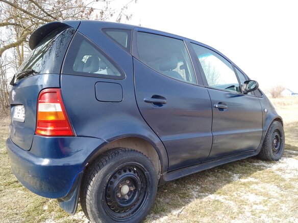 1999 Mercedes-Benz A-Класс 140 I (W168), синий, 275000 рублей - вид 2