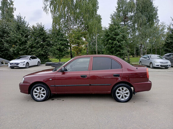 2008 Hyundai Accent ТагАЗ II, красный - вид 7