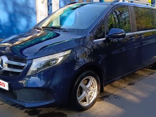 2019 Mercedes-Benz V-Класс Extra Long 250 d экстра длинный III (W447) Рестайлинг, синий, 3700000 рублей, вид 4