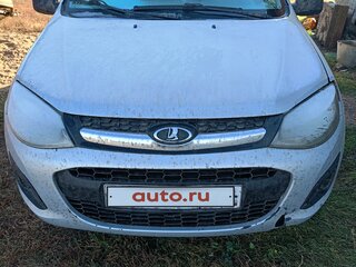 2014 Lada (ВАЗ) Kalina II, серебристый, 400000 рублей, вид 1