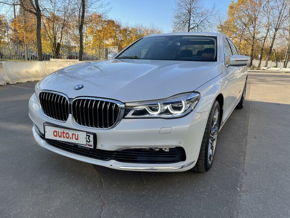 2015 BMW 7 серии 730Ld xDrive VI (G11/G12), белый - вид 1