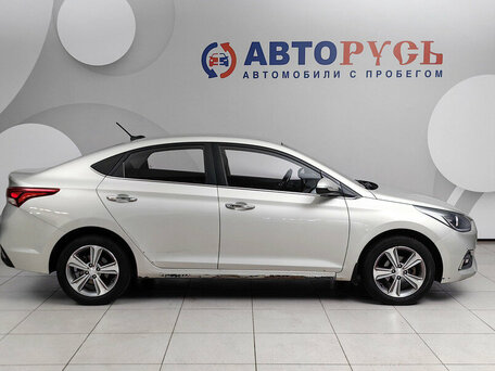 2019 Hyundai Solaris II, серебристый, 968000 рублей, вид 5
