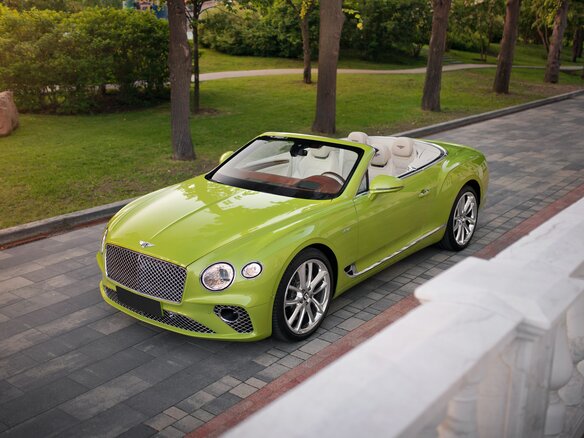 2023 Bentley Continental GT III, зелёный