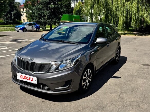 2014 Kia Rio III, серый, 990000 рублей