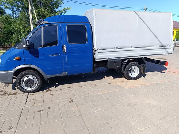 2008 ГАЗ ГАЗель (33023/330273) Фермер, синий, 850000 рублей - вид 3