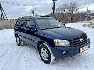 2005 Toyota Highlander I (XU20) Рестайлинг, синий, 1350000 рублей, вид 2