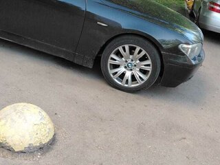 2002 BMW 7 серии 735i IV (E65/E66), чёрный, 1000000 рублей, вид 3