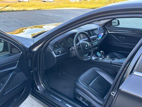 2013 BMW 5 серии 525d xDrive VI (F10/F11/F07) Рестайлинг, коричневый, 1900000 рублей - вид 8