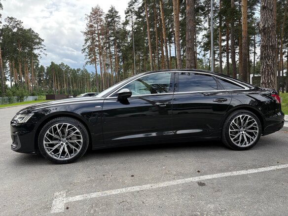2020 Audi A6 45 TFSI V (C8), чёрный, 4500000 рублей - вид 6