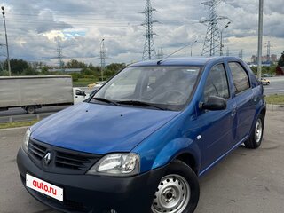 2008 Renault Logan I, синий, 420000 рублей, вид 1