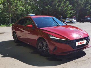 2021 Hyundai Elantra VII (CN7), красный, 1780000 рублей, вид 3