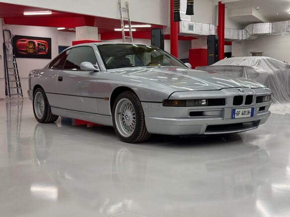 1997 BMW 8 серии 850i I (E31), серебристый - вид 3