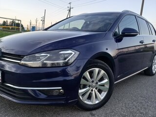 2017 Volkswagen Golf VII Рестайлинг, синий, 1250000 рублей, вид 2