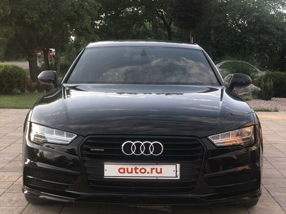 2016 Audi A7 I (4G) Рестайлинг, чёрный