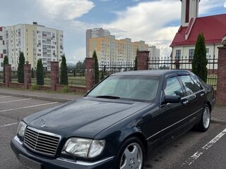 1997 Mercedes-Benz S-Класс 280 III (W140) Рестайлинг, синий, 1000000 рублей, вид 4