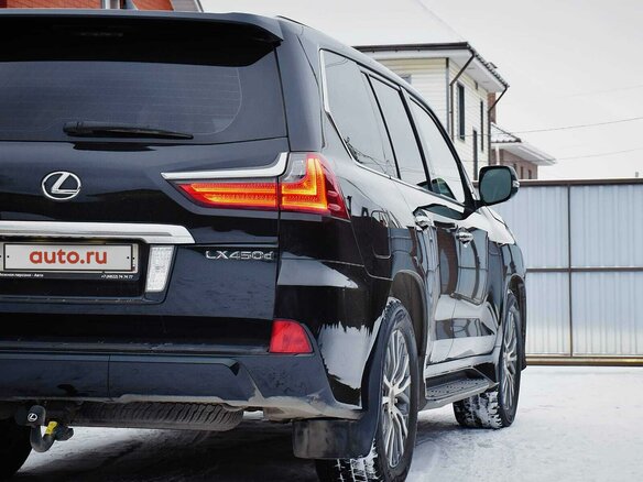 2016 Lexus LX 450d III Рестайлинг 2, чёрный, 6650000 рублей - вид 7