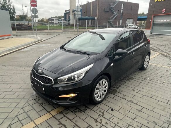 2016 Kia Ceed II Рестайлинг, чёрный, 1560000 рублей