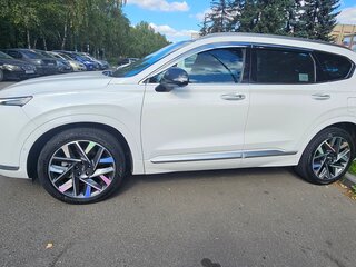 2021 Hyundai Santa Fe IV Рестайлинг, белый, 3800000 рублей, вид 2