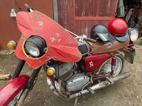 1974 Jawa 350/634, красный, 120000 рублей, вид 4