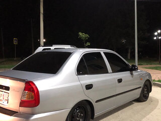2003 Hyundai Accent II, серебристый, 500000 рублей, вид 4