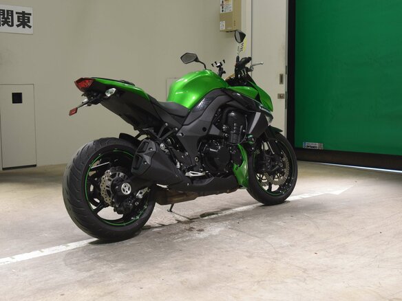 2013 Kawasaki Z 1000, зелёный - вид 2