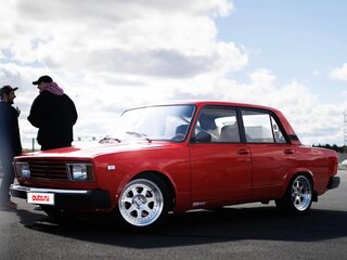 2006 Lada (ВАЗ) 2107, пурпурный, 600000 рублей, вид 5
