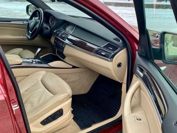2008 BMW X6 35d I (E71), красный - вид 6