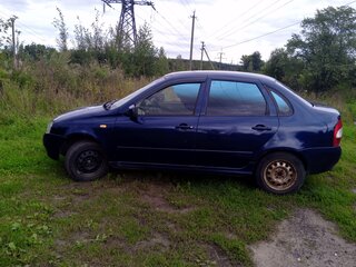 2007 Lada (ВАЗ) Kalina I, синий, 250000 рублей, вид 2