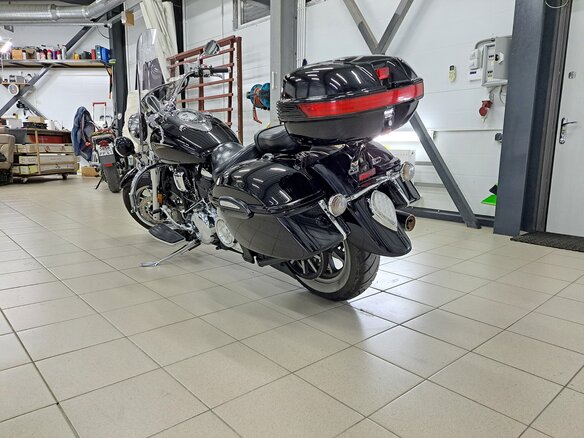 2007 Yamaha XV 1700 Road Star, чёрный, 850000 рублей - вид 18
