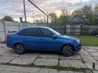 2021 Lada (ВАЗ) Granta I Рестайлинг, синий, 930000 рублей, вид 3