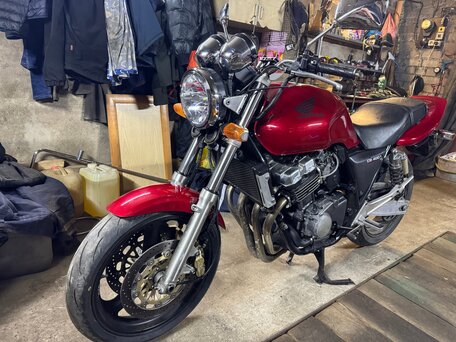 1995 Honda CB 400 Super Four, красный, 300000 рублей, вид 4