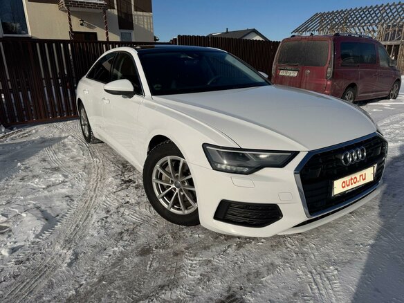2020 Audi A6 40 TDI V (C8), белый, 4600000 рублей - вид 2
