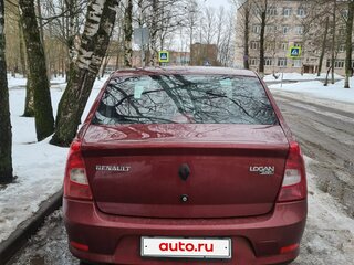 2010 Renault Logan I Рестайлинг, красный, 550000 рублей, вид 4