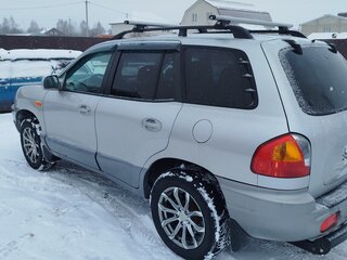 2003 Hyundai Santa Fe I, серебристый, 630000 рублей, вид 5