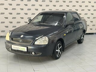 2008 Lada (ВАЗ) Priora I, чёрный, 150000 рублей, вид 1
