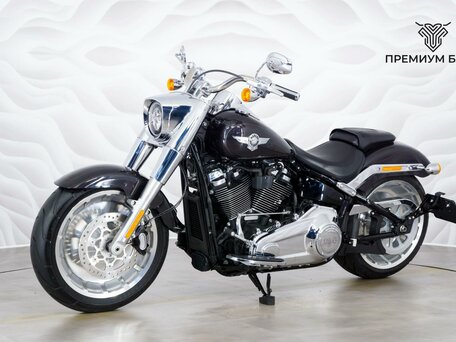 2020 Harley-Davidson Fat Boy, чёрный, 1975000 рублей, вид 3