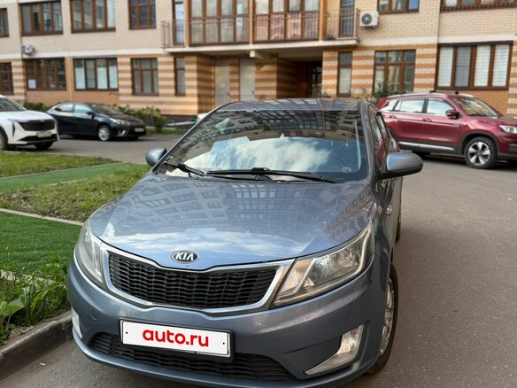2012 Kia Rio III, голубой, 760000 рублей