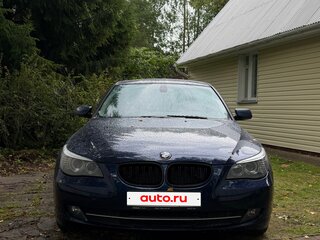 2008 BMW 5 серии 520i V (E60/E61) Рестайлинг, синий, 1100000 рублей, вид 1