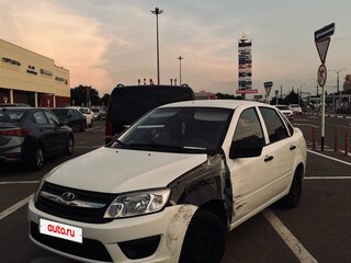 2014 Lada (ВАЗ) Granta I, белый, 375000 рублей, вид 1