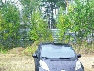 2016 Nissan Leaf 30kWh I (ZE0/AZE0), чёрный, 1200000 рублей, вид 1