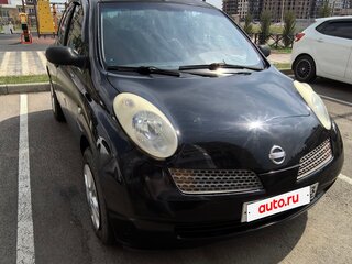 2003 Nissan Micra III (K12), чёрный, 360000 рублей, вид 2