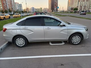 2018 Lada (ВАЗ) Vesta I, серебристый, 850000 рублей, вид 2