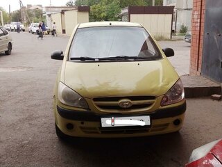 2006 Hyundai Getz I Рестайлинг, жёлтый, 350000 рублей, вид 1