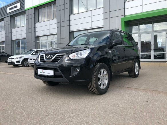 2014 Chery Tiggo (T11) I Рестайлинг (FL), чёрный - вид 1
