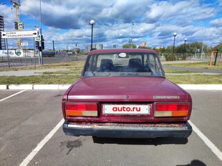 2003 Lada (ВАЗ) 2107, пурпурный, 45000 рублей, вид 3