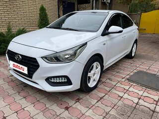 2017 Hyundai Solaris II, белый, 930000 рублей, вид 1
