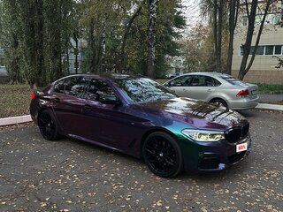 2019 BMW 5 серии 530d xDrive VII (G30/G31/G38), белый, 3900000 рублей, вид 3
