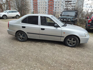 2007 Hyundai Accent ТагАЗ II, серебристый, 350000 рублей, вид 4