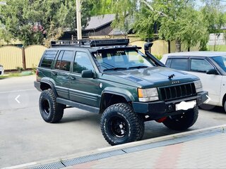1996 Jeep Grand Cherokee I (ZJ) Рестайлинг, зелёный, 1390000 рублей, вид 1