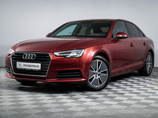 2019 Audi A4 V (B9), красный, 2425748 рублей, вид 1